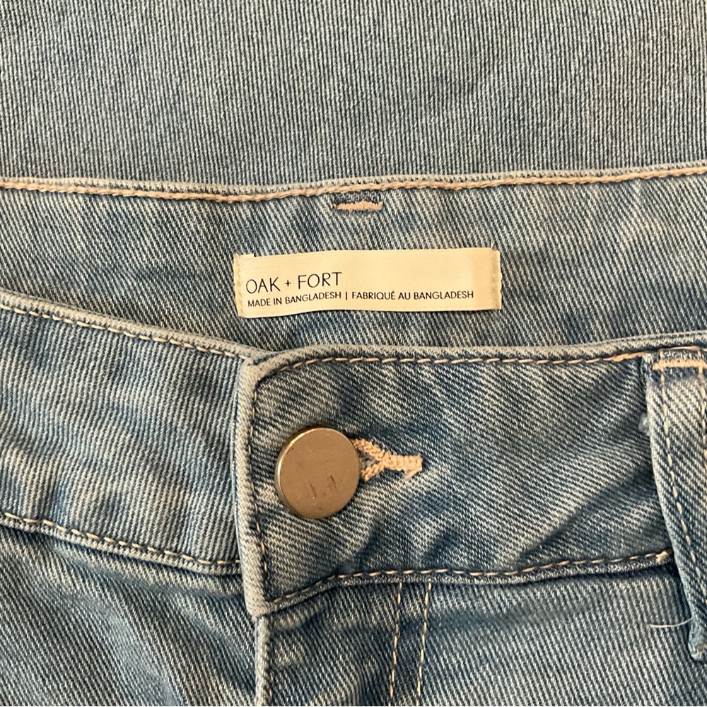 Oak + Fort Denim In Light Blue View 3